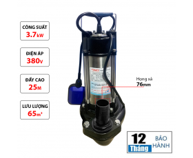 Bơm Chìm Nước Thải Veratti SV65-25-3.7 (3.7kW)